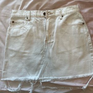 White Pistola Jean skirt size 27